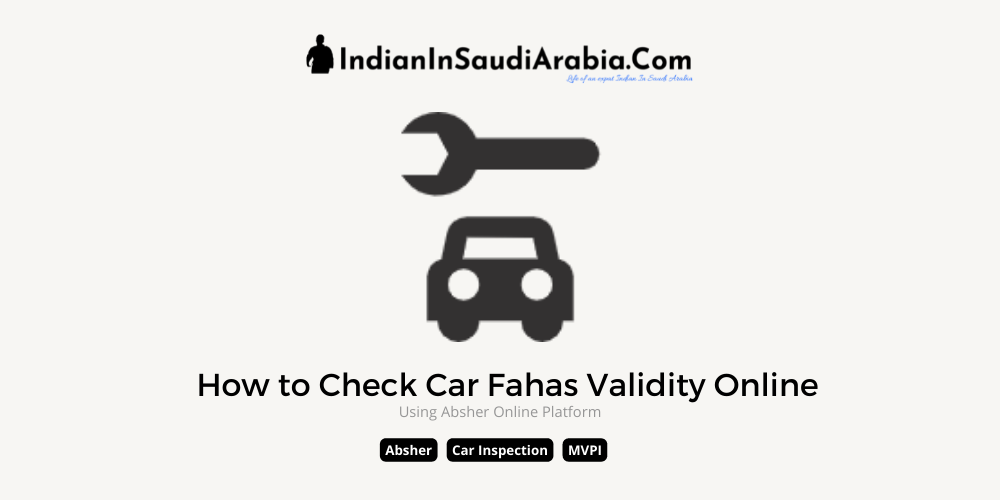 How to Check Car Fahas Validity Online